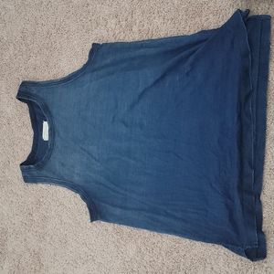 Current Elliott Muscle Tank - Size 2 Blue Heather Gradient